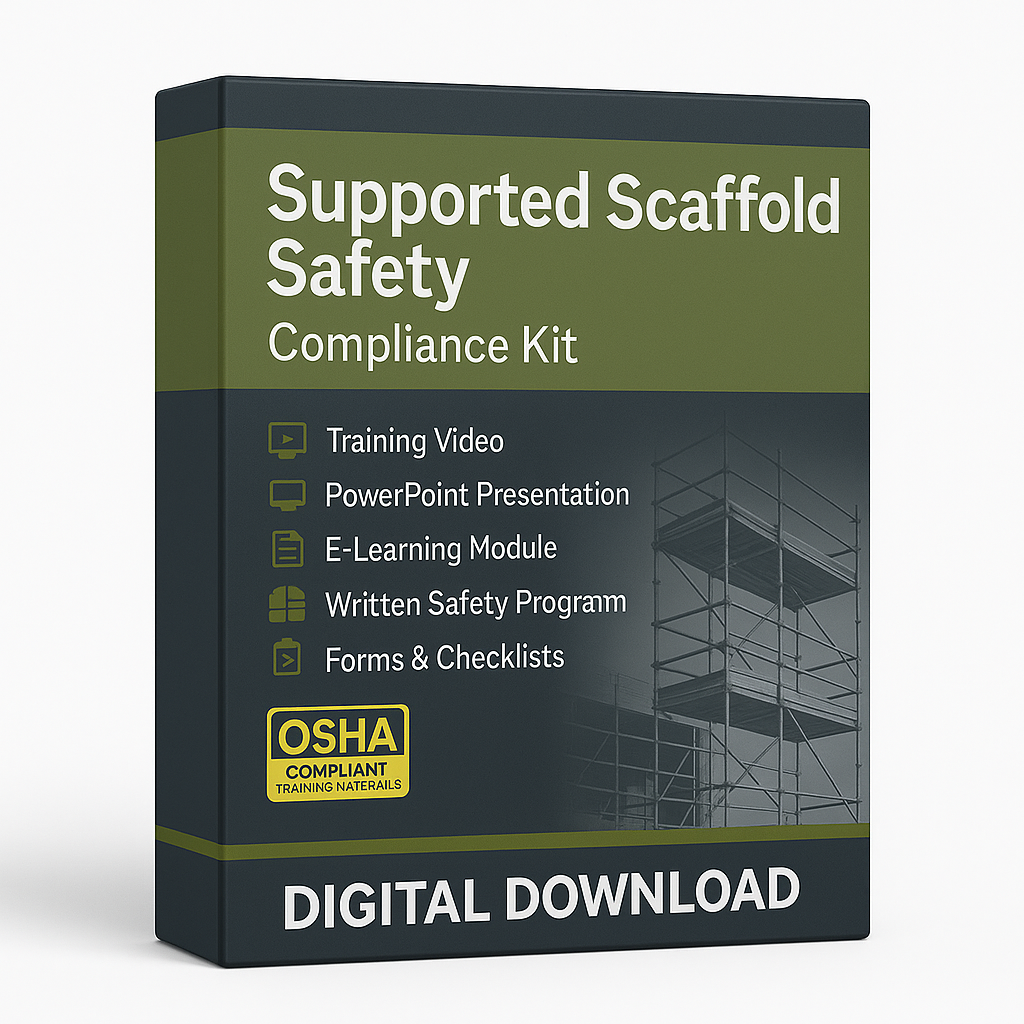 XO Safety Supported Scaffolding Safety Training Compliance Kit