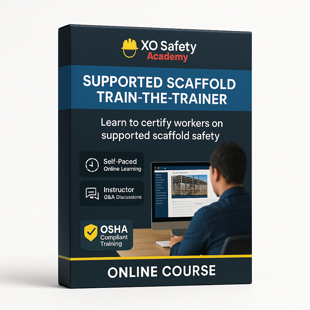 XO Safety Supported Scaffold Train-The-Trainer Online Course