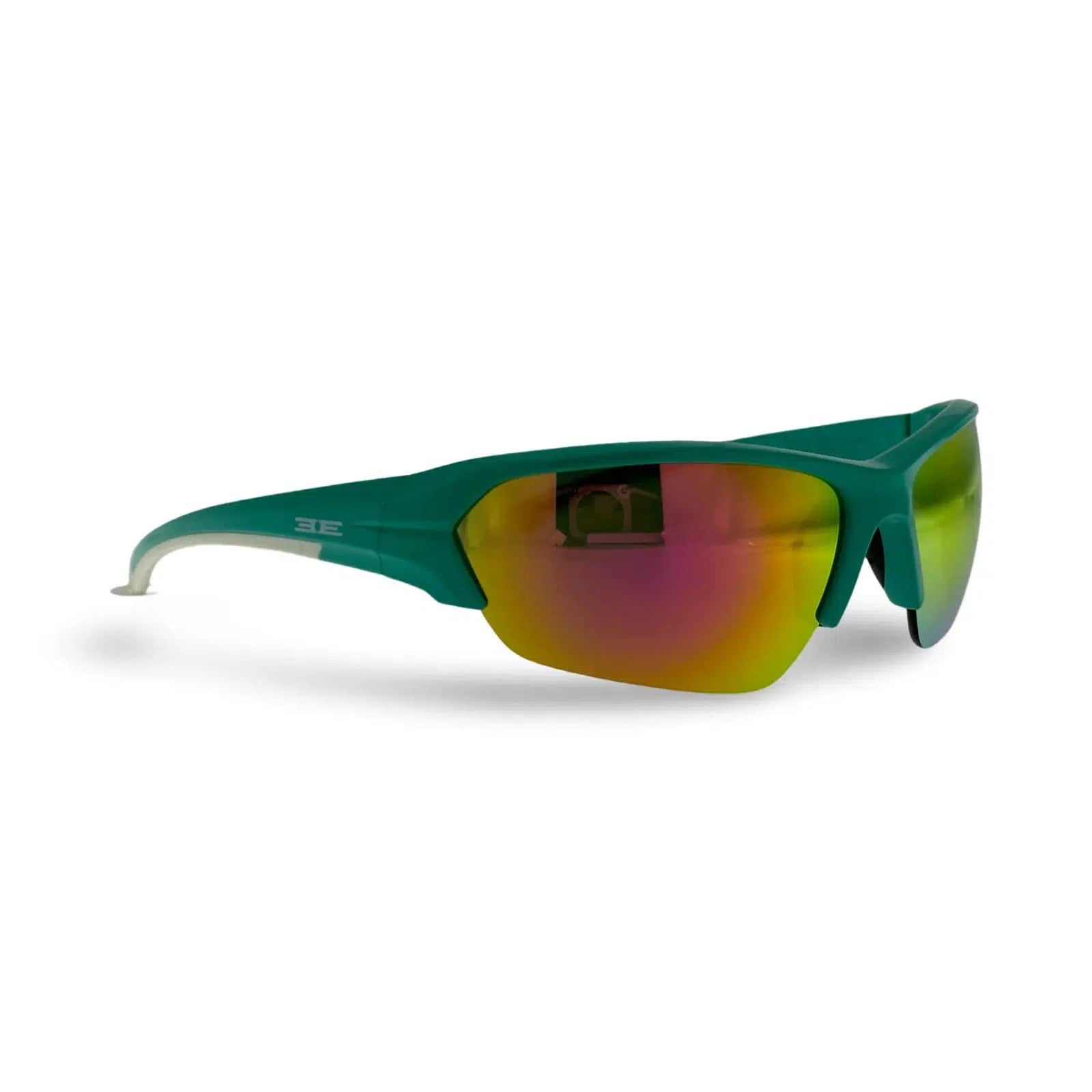 Epoch Eyewear Wake Safety Sunglasses-Teal & White - Pink Rainbow Mirror Lens-sku-50205238886560-Safety Glasses USA-6
