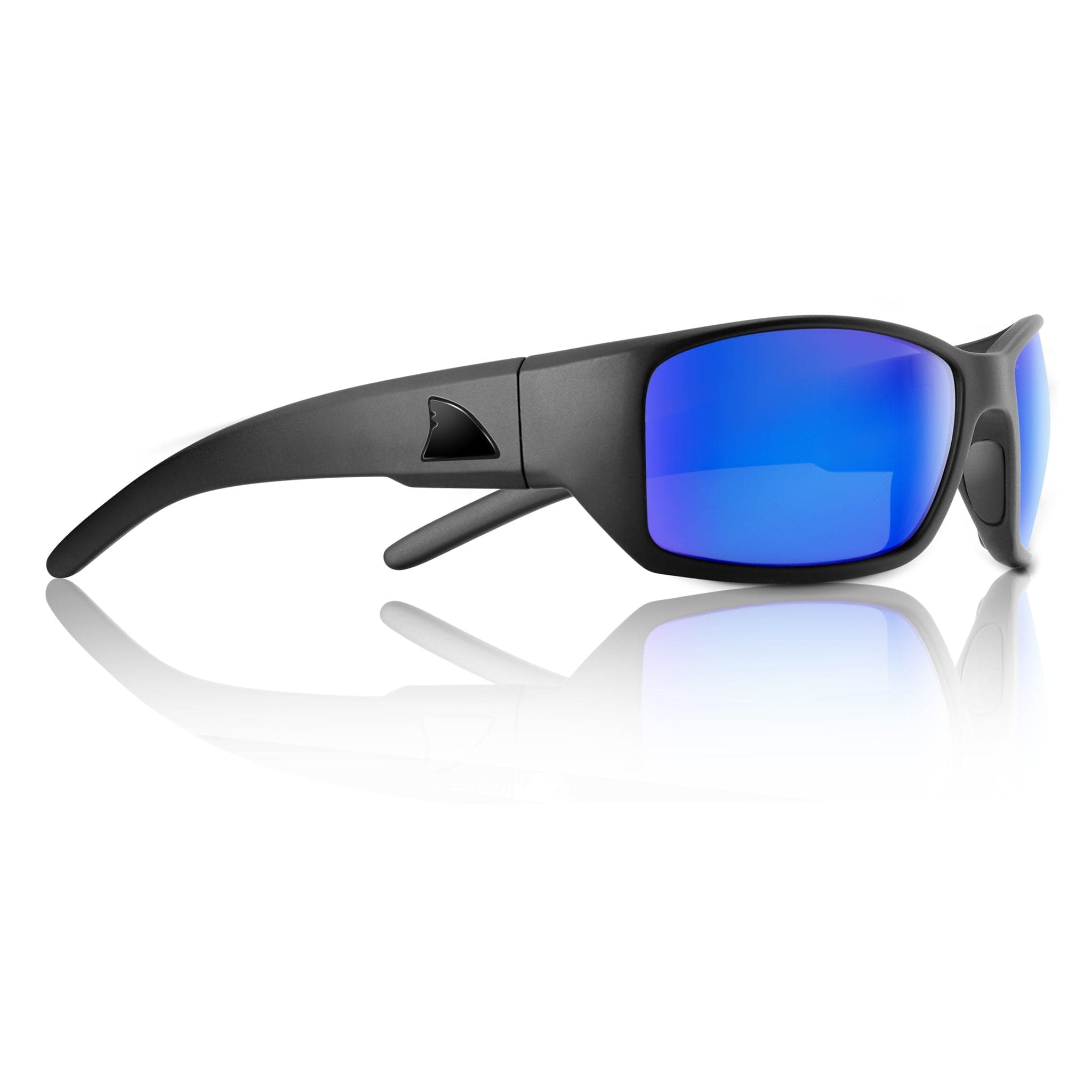 RedFin Wassaw Polarized Fishing Sunglasses-Matte Black-Coastal Blue-sku-43193998311601-Safety Glasses USA-6