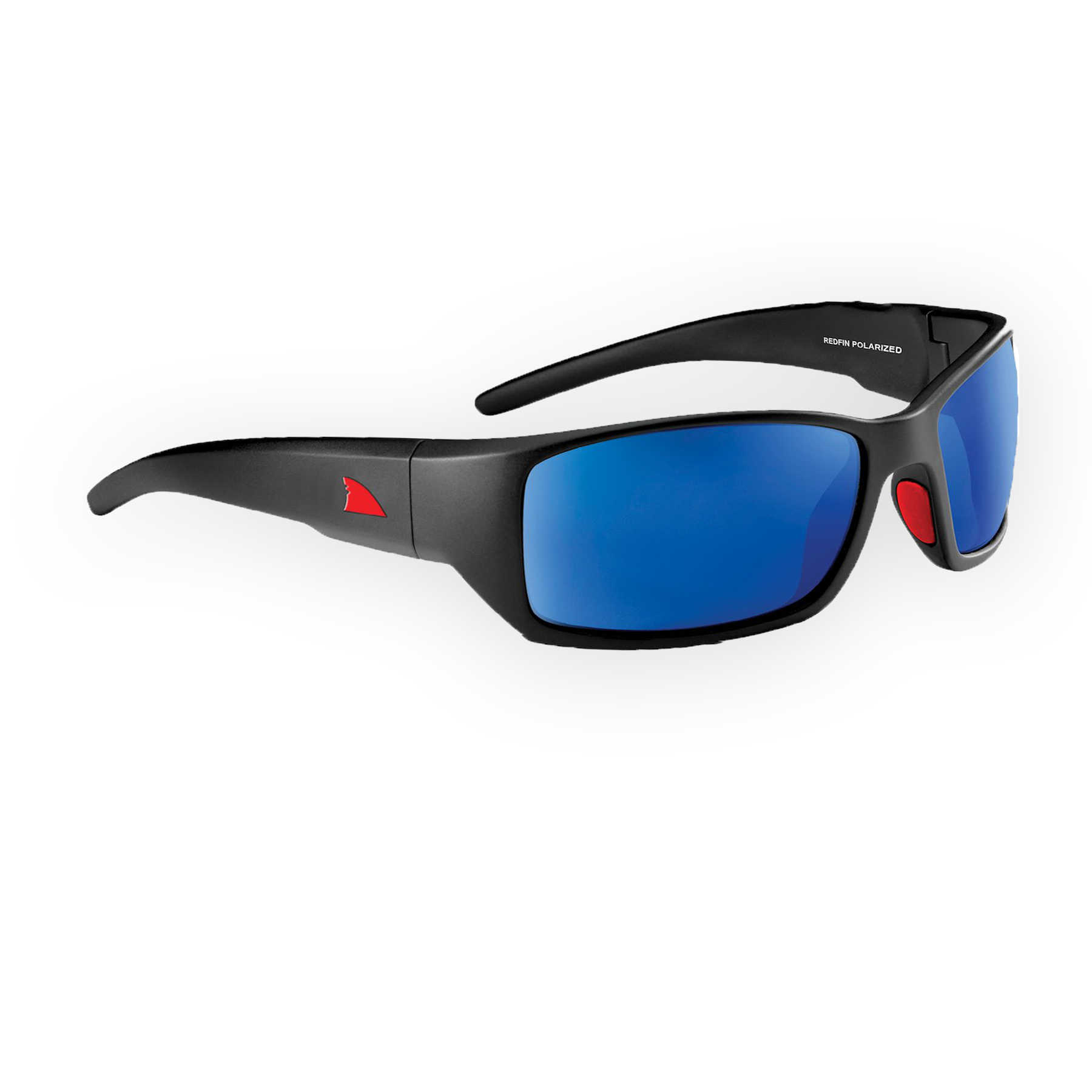 RedFin Wassaw Polarized Fishing Sunglasses-sku-45151403409585-Matte Black-Coastal Blue Ltd Edition-Safety Glasses USA-9