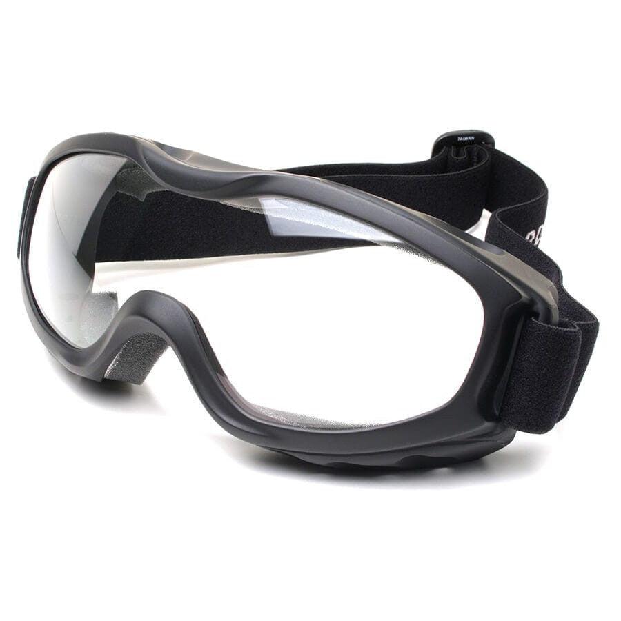 Guard Dogs Evader 2 Safety Goggles with Matte Black Frame and Clear Anti-Fog Lens