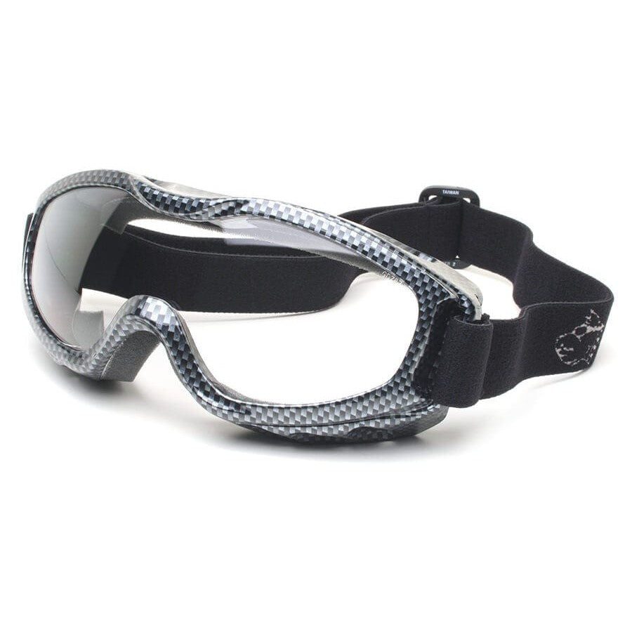 Guard Dogs Evader 2 Safety Goggles with Carbon Fiber Frame and Clear AF Lens