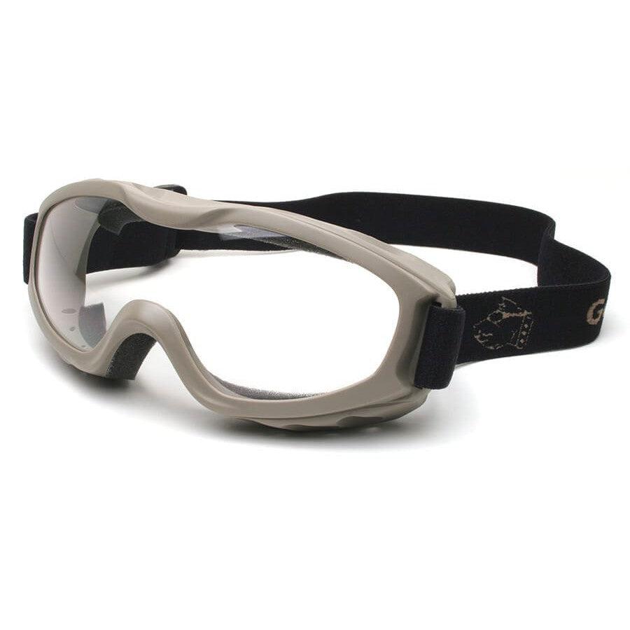 Guard Dogs Evader 2 Safety Goggles with Earth Frame and Clear Anti-Fog Lens