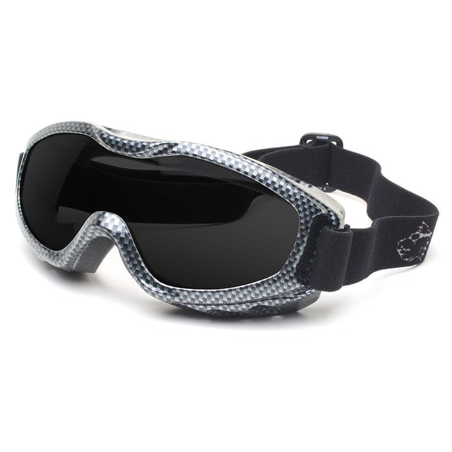 Guard Dogs Evader 2 Safety Goggles with Carbon Fiber Frame and Smoke Anti-Fog Lens