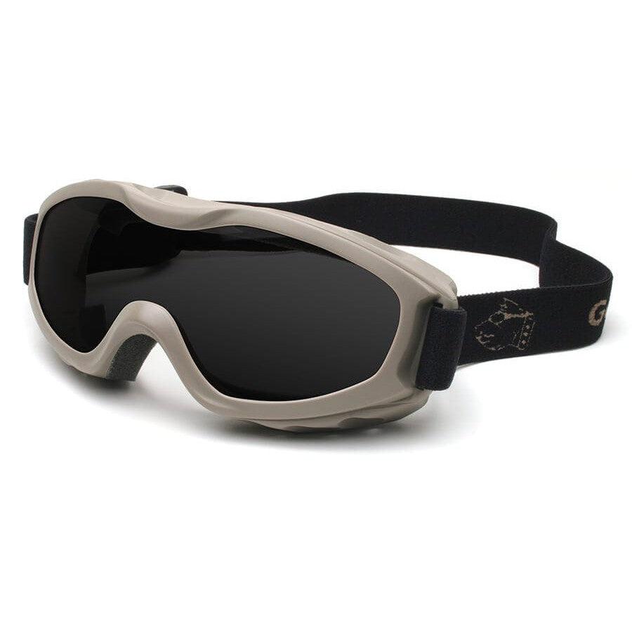 Guard Dogs Evader 2 Safety Goggles with Earth Frame and Smoke Anti-Fog Lens