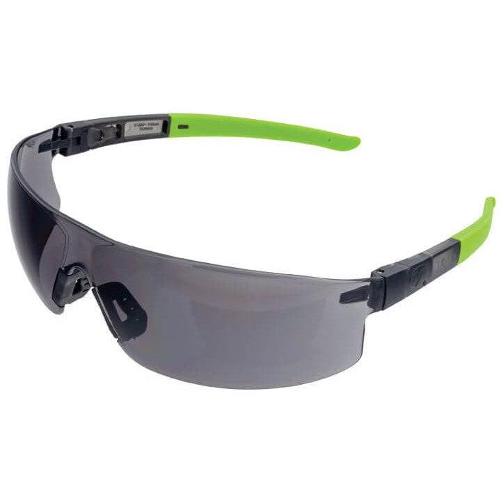 Encon Veratti Salvo Safety Glasses with Gray/Green Frame and Gray Anti-Fog Lens