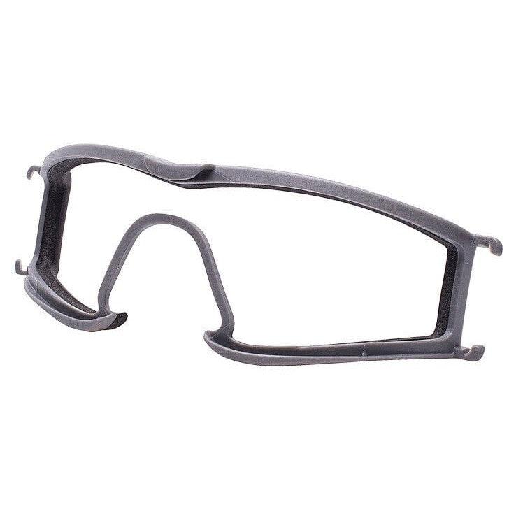 Encon Veratti Scudo Foam-Padded Safety Glasses with Gray/Green Frame and Clear Anti-Fog Lens - Gasket