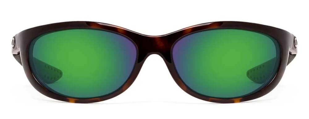 ONOS Sand Island Polarized Bifocal Sunglasses with Amber Green Mirror Lens - Front View