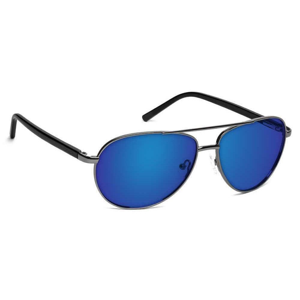 ONOS New Castle Polarized Bifocal Sunglasses with Blue Mirror Lens