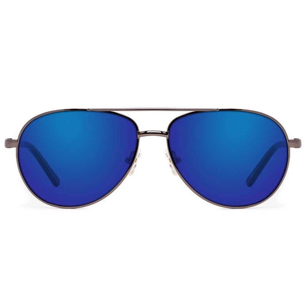 ONOS New Castle Polarized Bifocal Sunglasses with Blue Mirror Lens - Front View