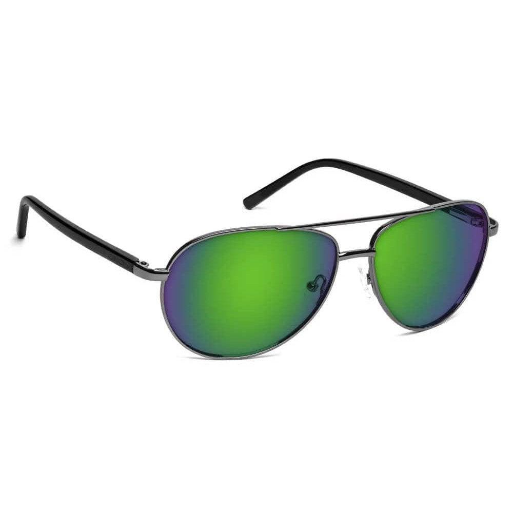 ONOS New Castle Polarized Bifocal Sunglasses with Amber Green Mirror Lens