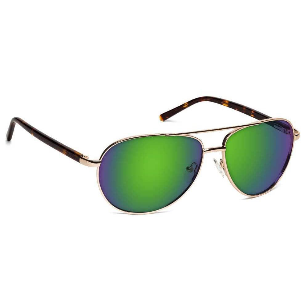 ONOS Superior Polarized Bifocal Sunglasses with Amber Green Mirror Lens