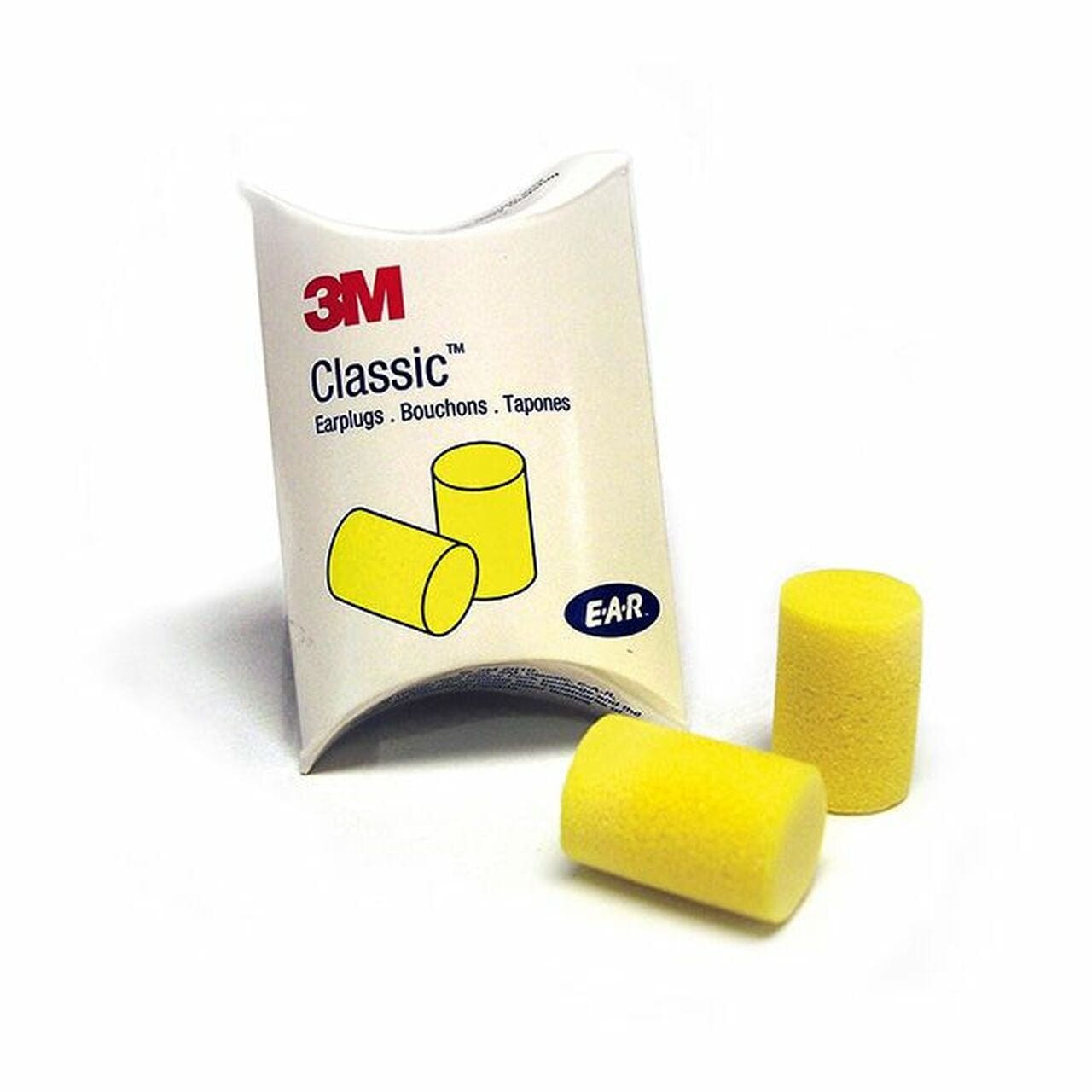 3M E-A-R Classic Uncorded Earplugs Pillow Packs