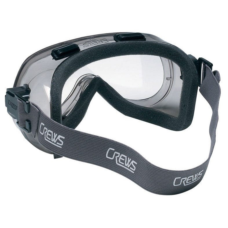 Crews Verdict Indirect Vent Safety Goggle with Foam Lining and Clear Anti-Fog Lens 2410F