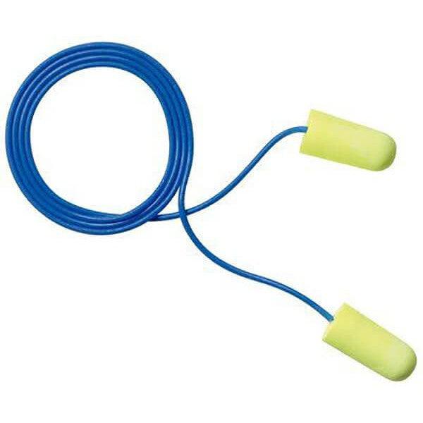 3M E-A-RSoft Yellow Neons Corded Earplugs 311-1250
