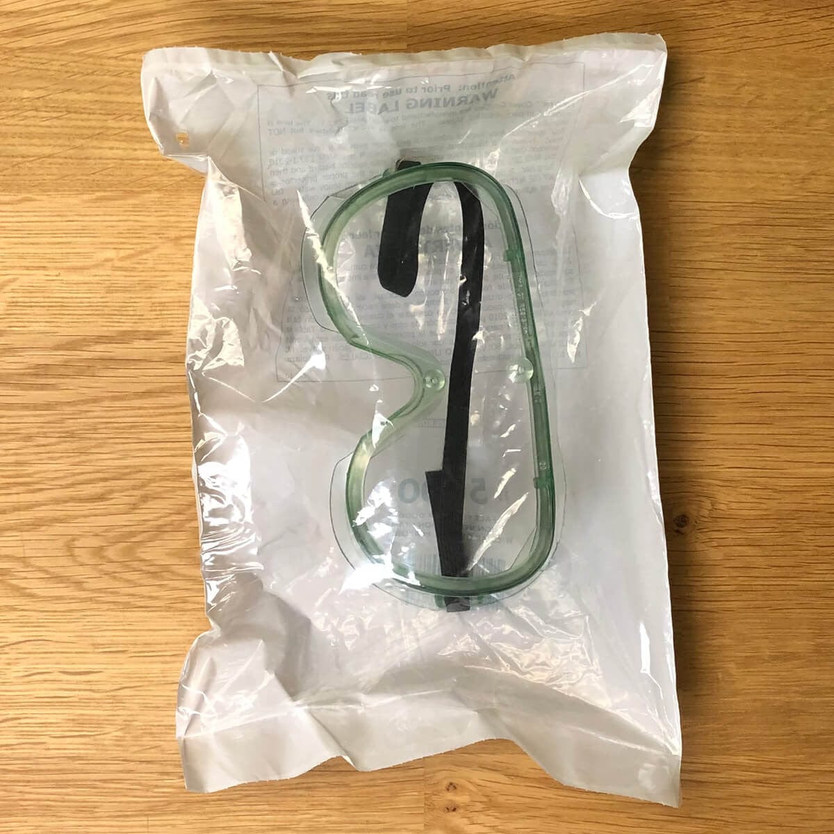 SGUSA Non-Vented Splash Goggle with Clear Lens Made in USA - Bag Front