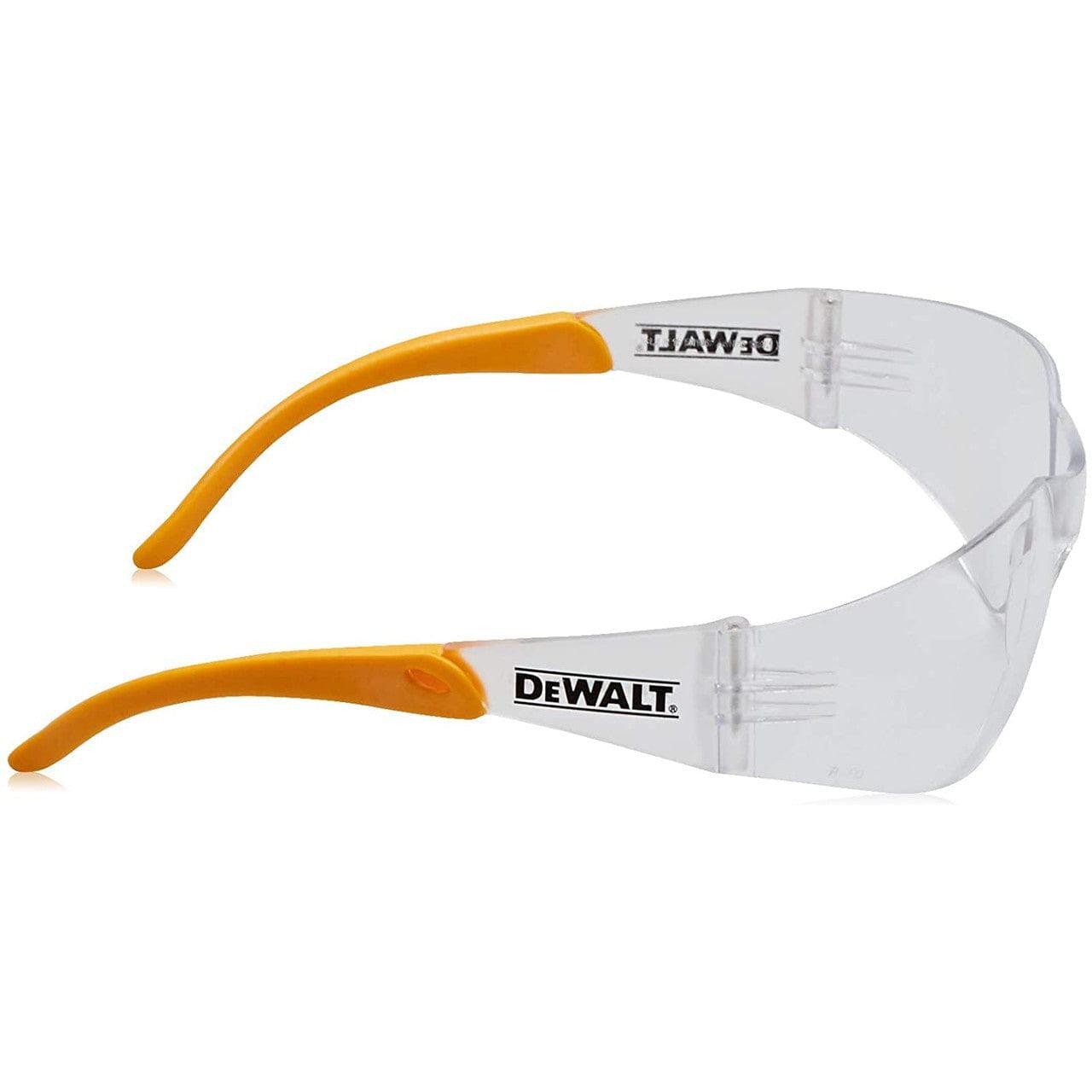 DEWALT Protector Safety Glasses with Clear Lens DPG54-1D Side View