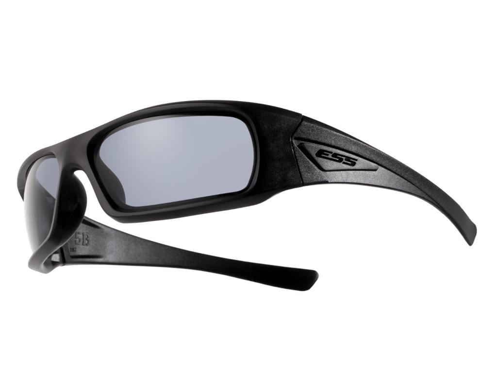 ESS 5B Ballistic Sunglasses Black Frame Smoke Gray Lenses EE9006-06 Profile