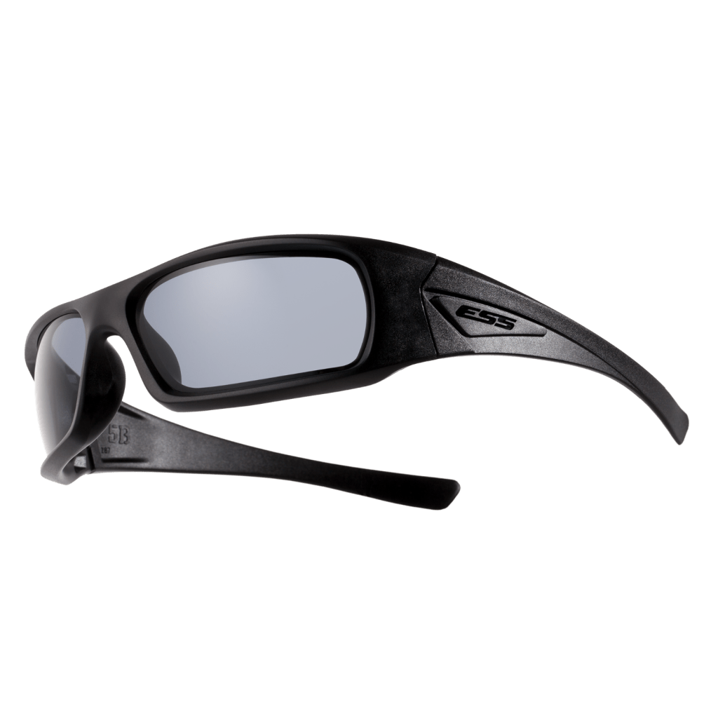 ESS 5B Ballistic Sunglasses Black Frame Smoke Gray Lenses EE9006-06 Profile