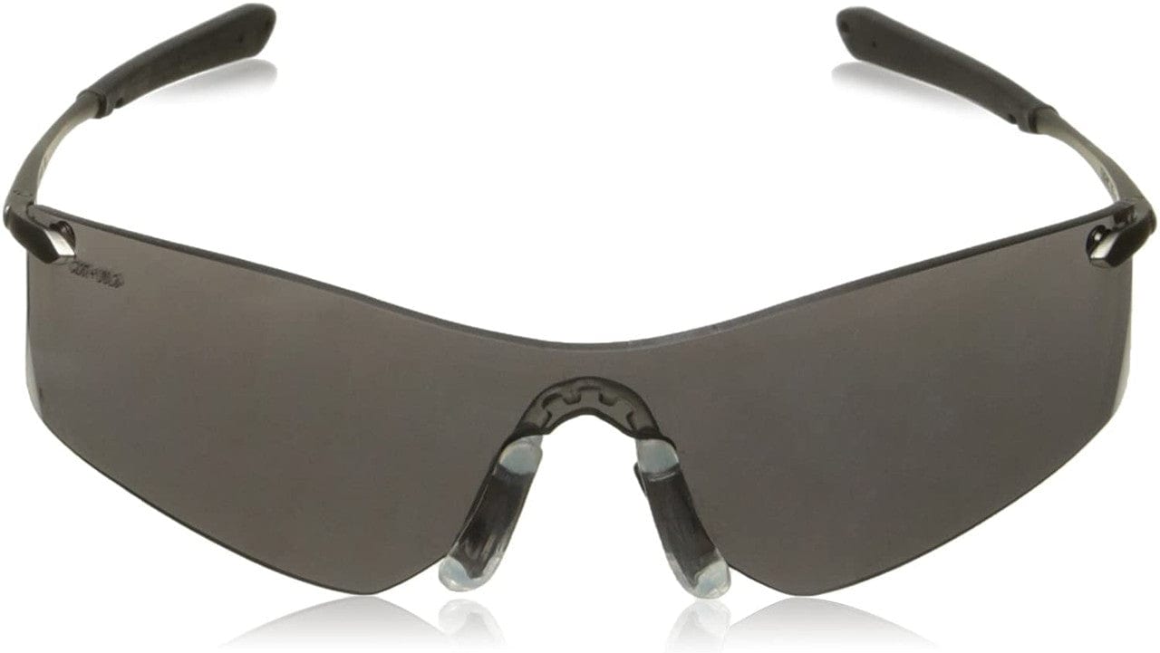Crews Rubicon Safety Glasses with Gray Anti-Fog Lens T4112AF Front View