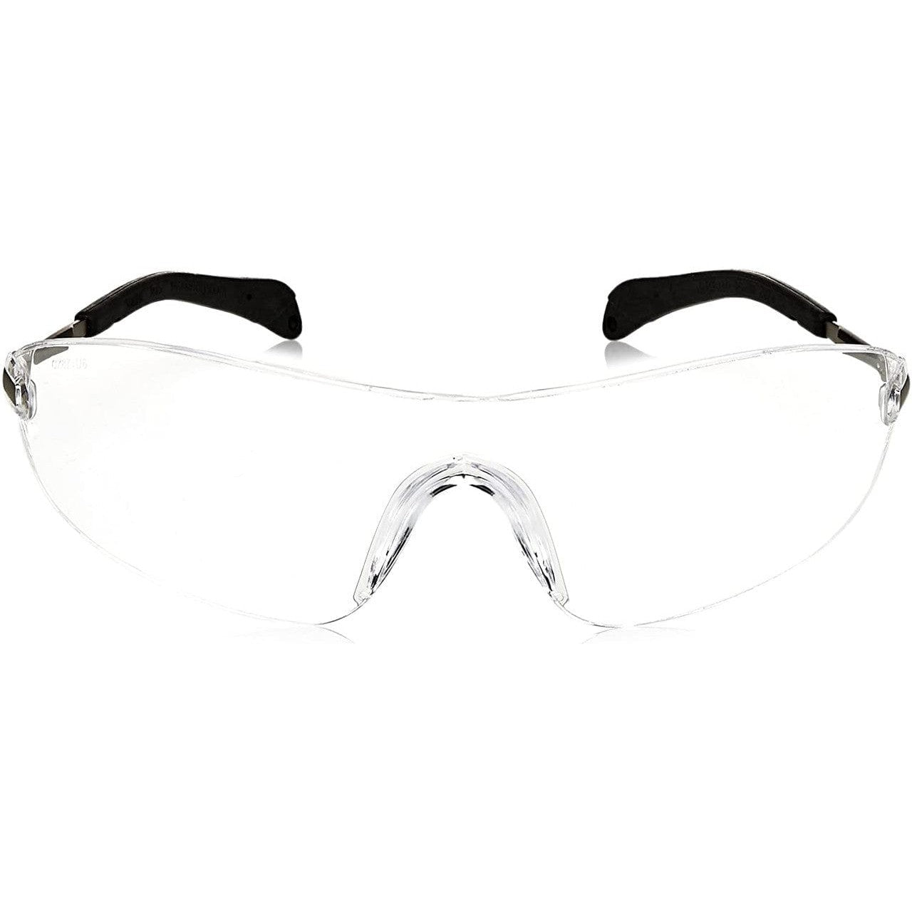 Crews Blackjack Safety Glasses with Clear Anti-Fog Lens S2110AF Front View