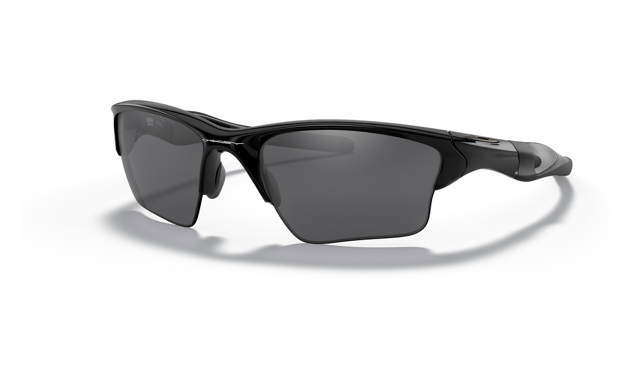 Oakley Half Jacket 2.0 XL Sunglasses with Polished Black Frame and Black Iridium Lenses OO9154-01