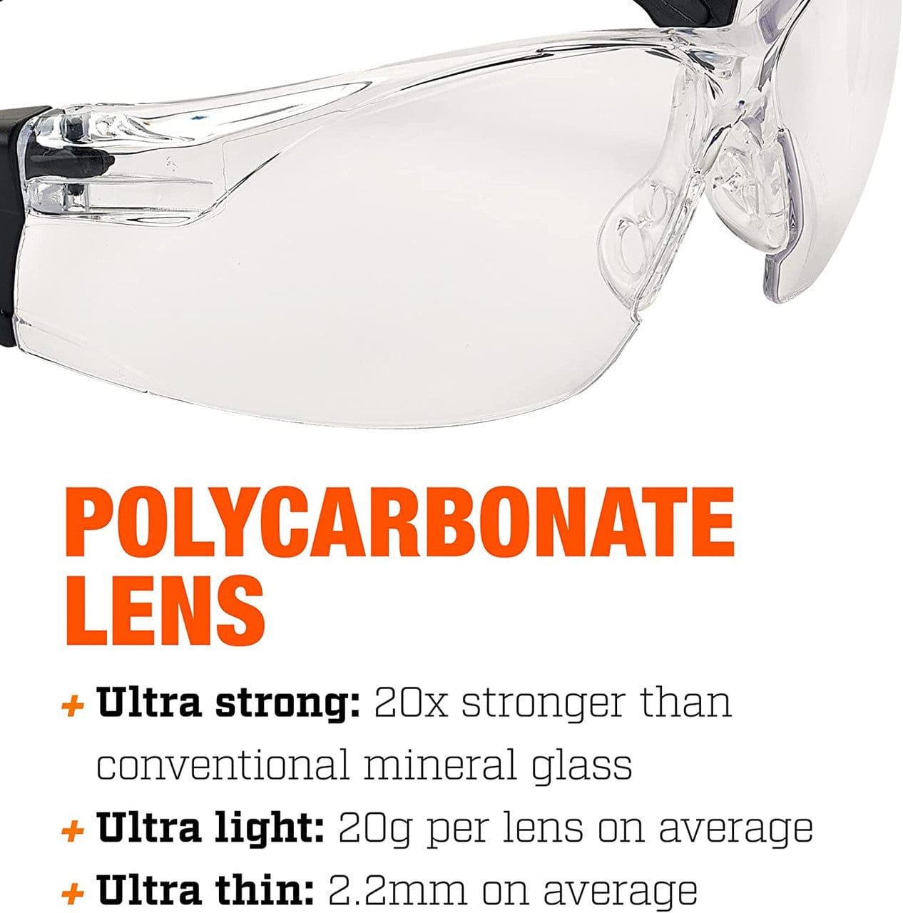 Bolle Rush Plus BSSI Ballistic Safety Glasses with Clear Platinum Anti-Fog Lens