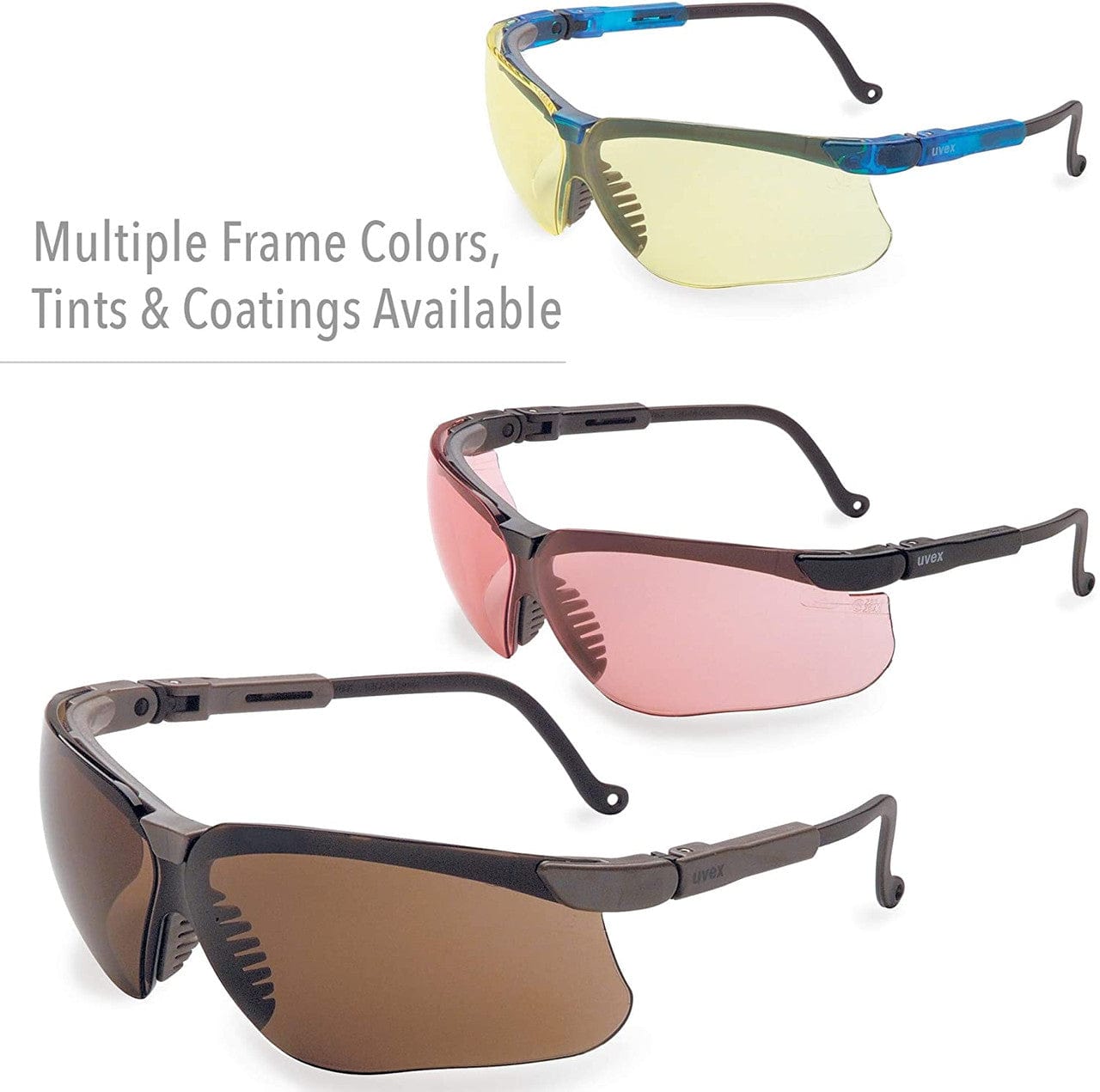 Uvex Genesis Safety Glasses Color Options
