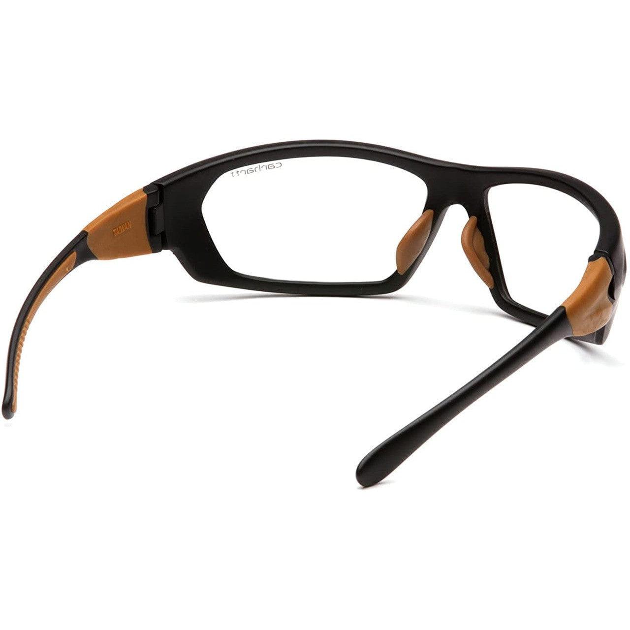 Carhartt Carbondale Safety Glasses with Black Frame and Clear Lens CHB210D Inside