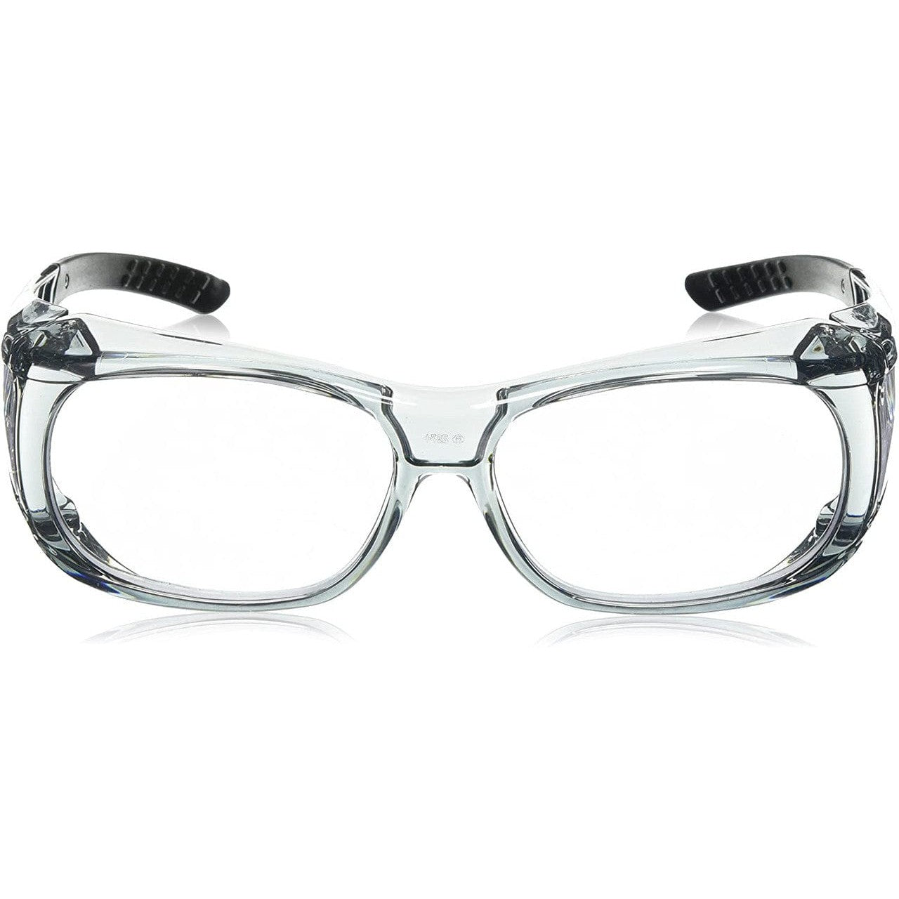 Elvex OVR-Spec II Safety Glasses with Translucent Frame and Clear Lens SG-37C Front View