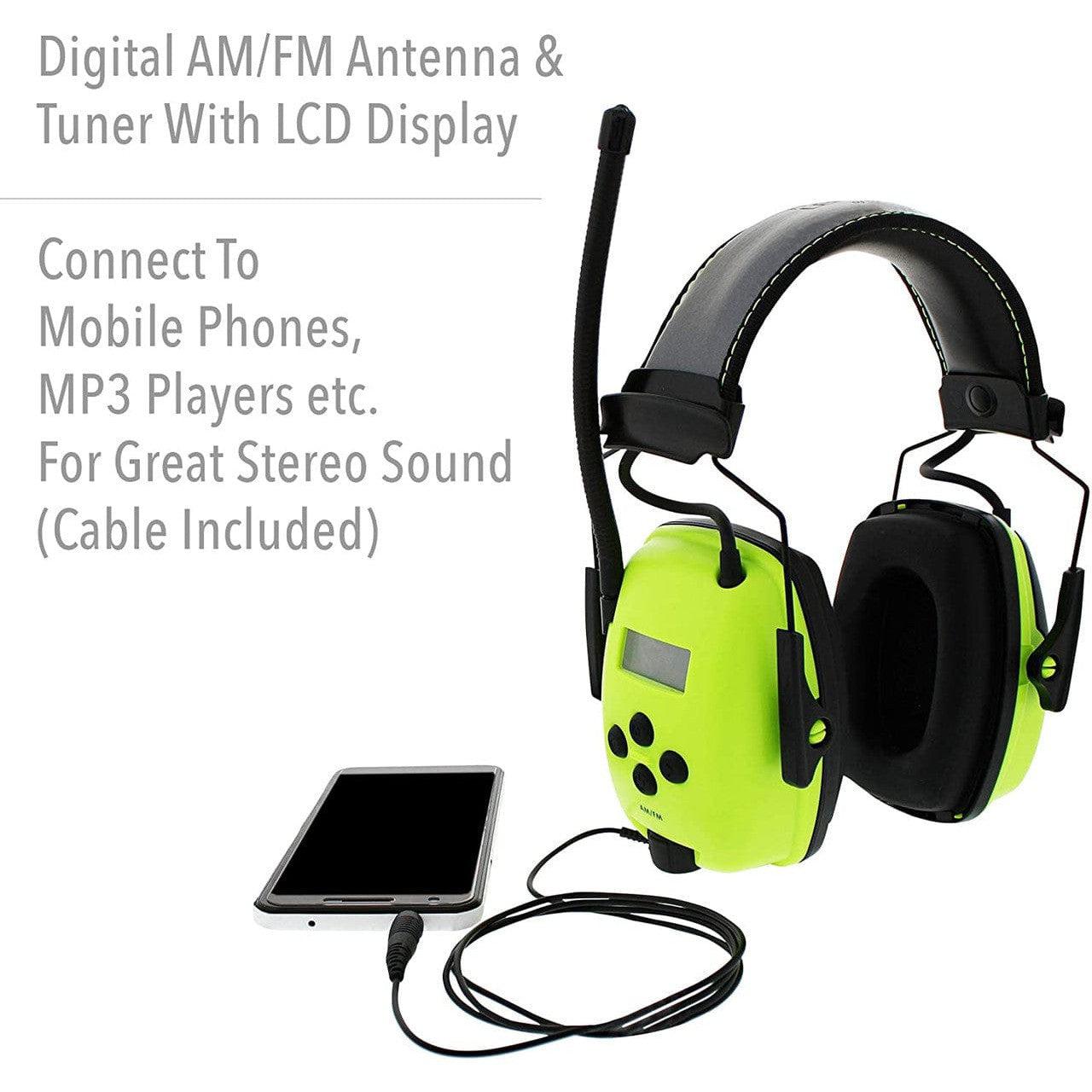 Howard Leight Sync Hi-Viz Digital Radio Ear Muff NRR 25 1030390 Features 2