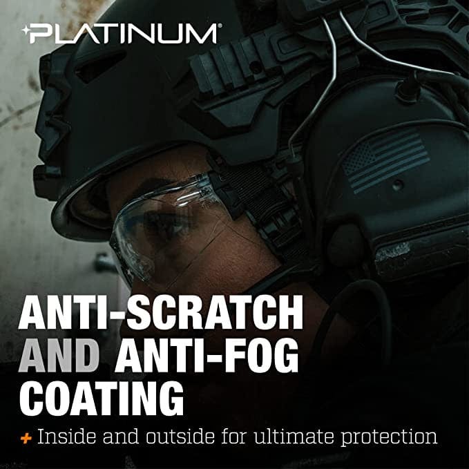 Bolle Rush Plus Small BSSI Ballistic Safety Glasses Anti-Fog Information