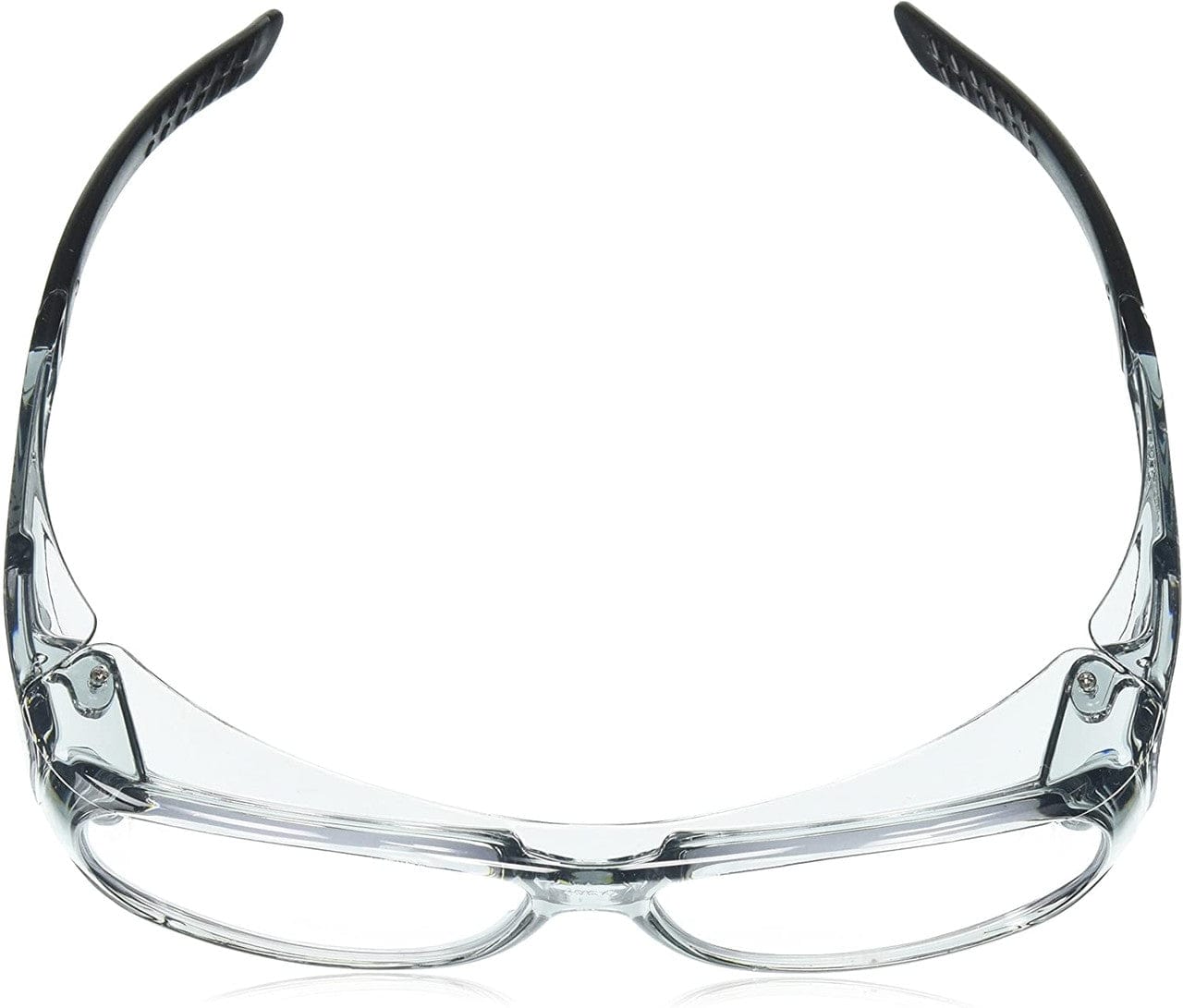 Elvex OVR-Spec II Safety Glasses with Translucent Frame and Clear Lens SG-37C Top View