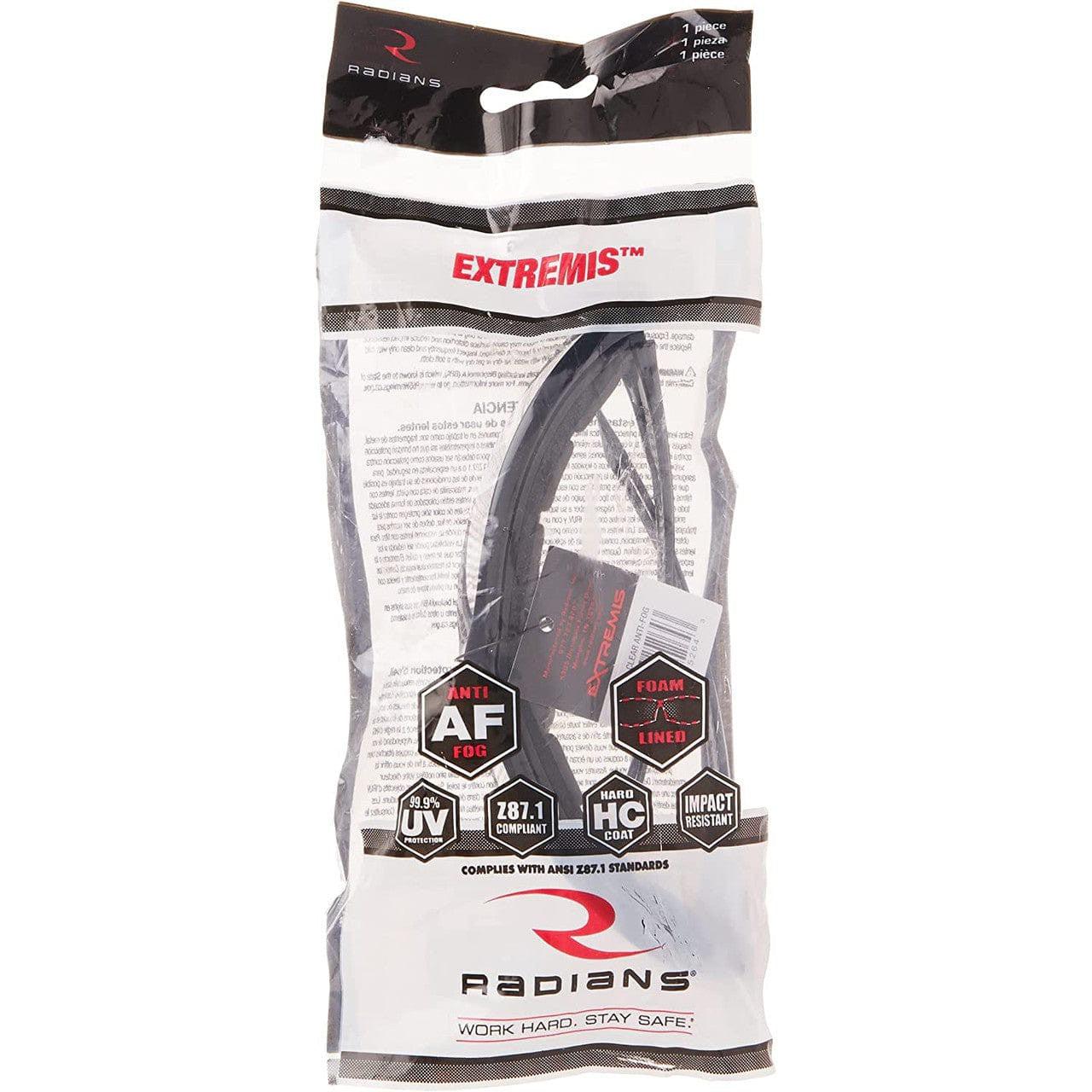 Radians Extremis XT1-11 Safety Glasses Packaging