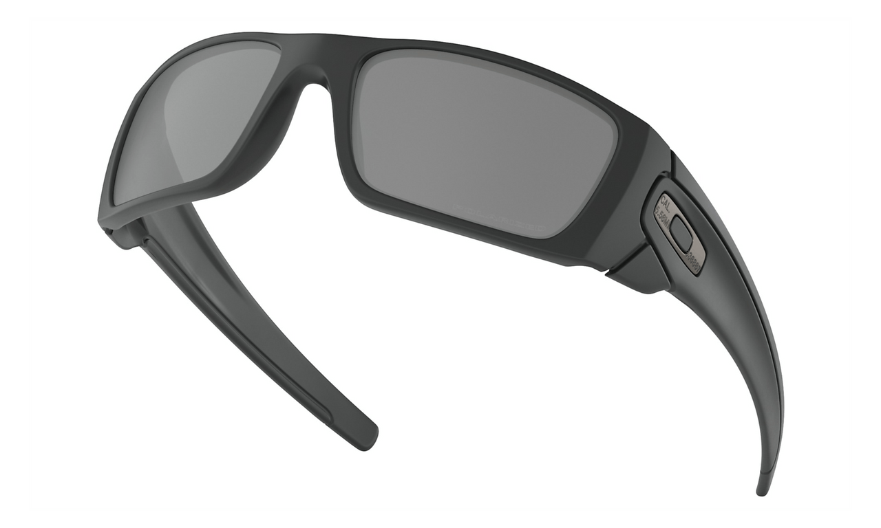 Oakley SI Cerakote Fuel Cell with Graphite Black Frame and Black Iridium Polarized Lenses OO9096-B3 Front View 1