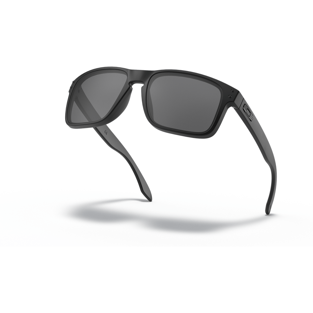 Oakley SI Holbrook Sunglasses with Matte Black Tonal USA Flag Frame and Grey Lens OO9102-E555 Profile View
