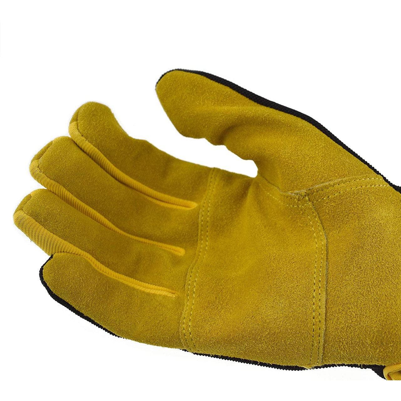 DeWalt DPG216 Split Cowhide Leather Palm Hybrid Gloves Palm View
