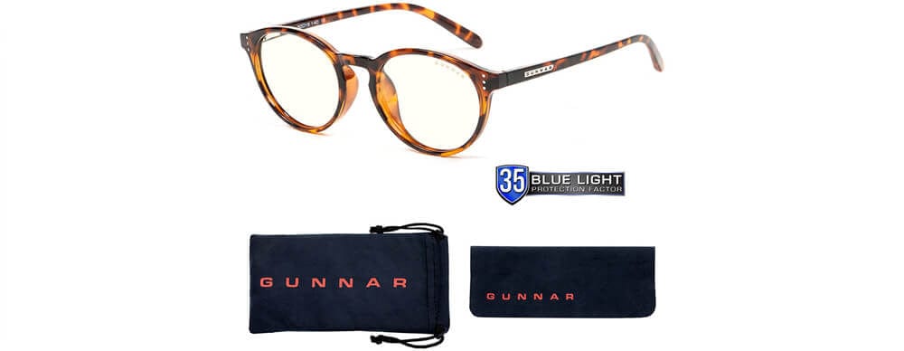 Gunnar Attache Computer Reading Glasses with Tortoise Frame and Clear Lens - Accessories