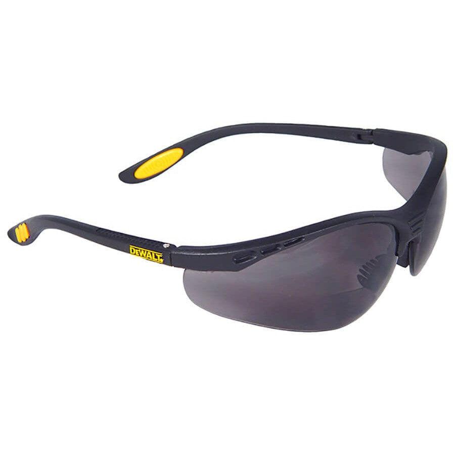 DeWalt Reinforcer Bifocal Safety Glasses with Smoke Lens