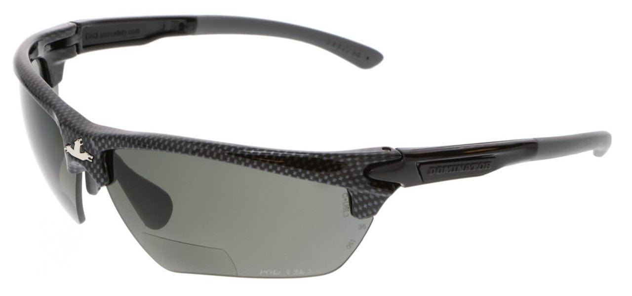 MCR Safety Dominator DM3 Bifocal Safety Glasses with Polarized Gray Anti-Fog Lens