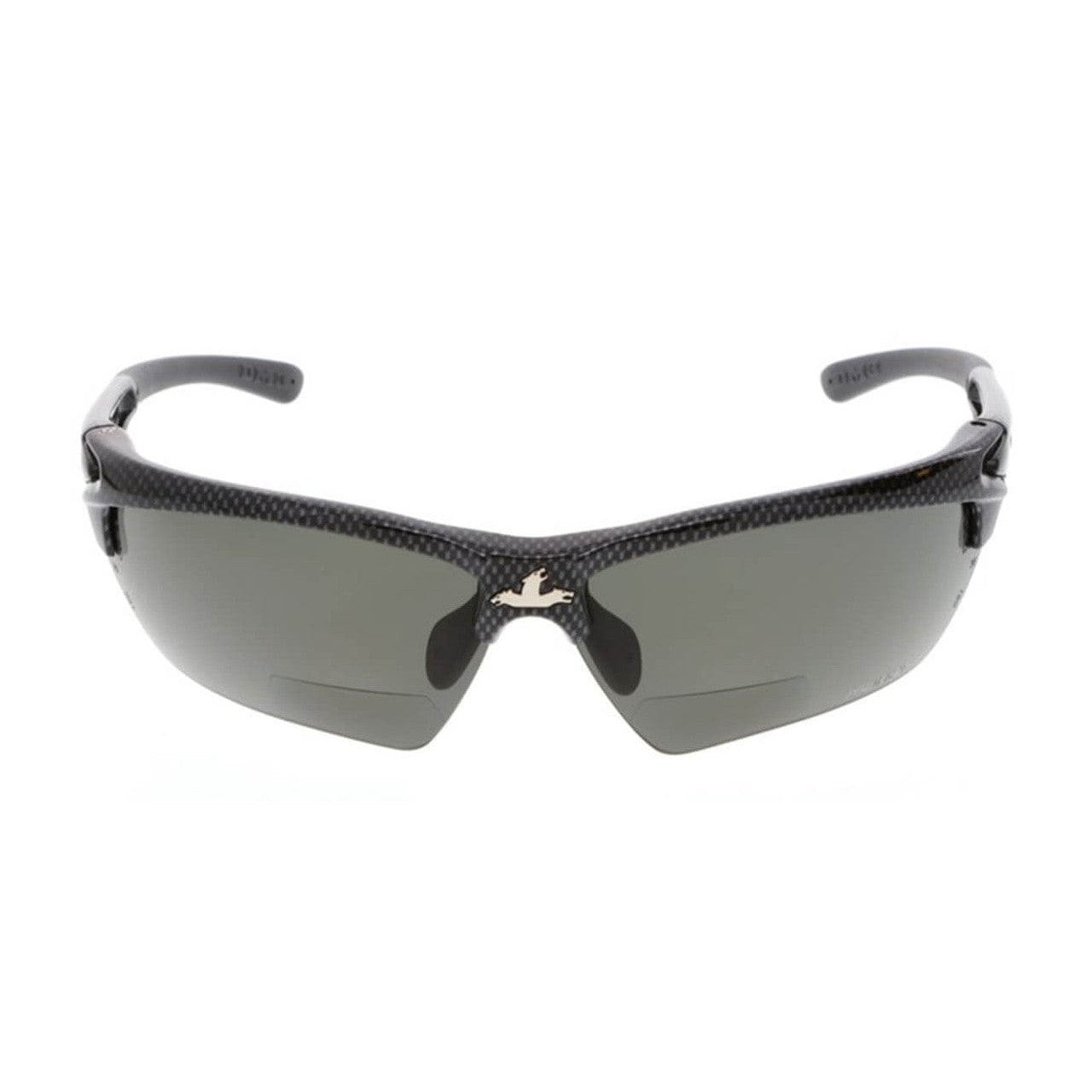 MCR Safety Dominator DM3 Bifocal Safety Glasses with Polarized Gray Anti-Fog Lens Front View