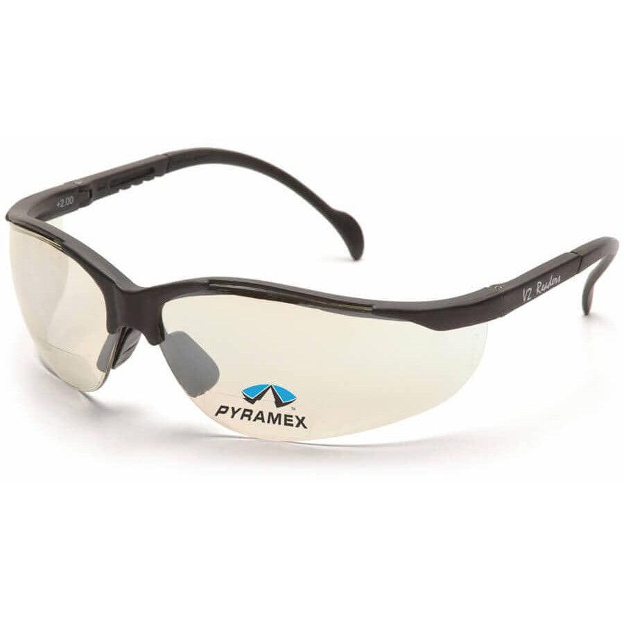 Pyramex V2 Reader Bifocal Safety Glasses with Indoor/Outdoor Lens