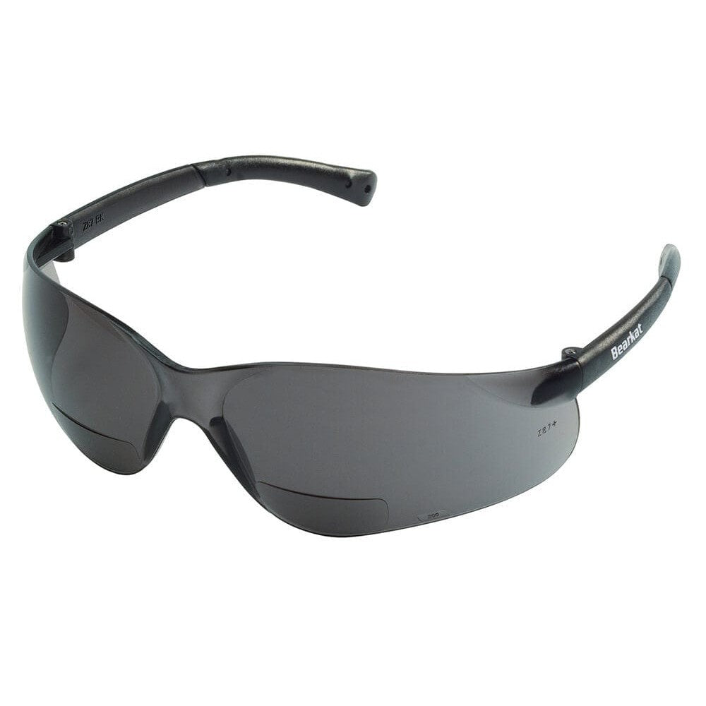 Crews Bearkat Magnifiers Bifocal Safety Glasses With Gray Lens