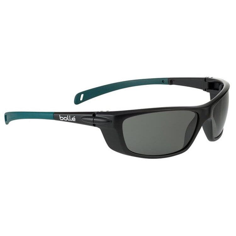 Bolle Baxter Safety Glasses with Black Frame and Polarized Smoke Lens