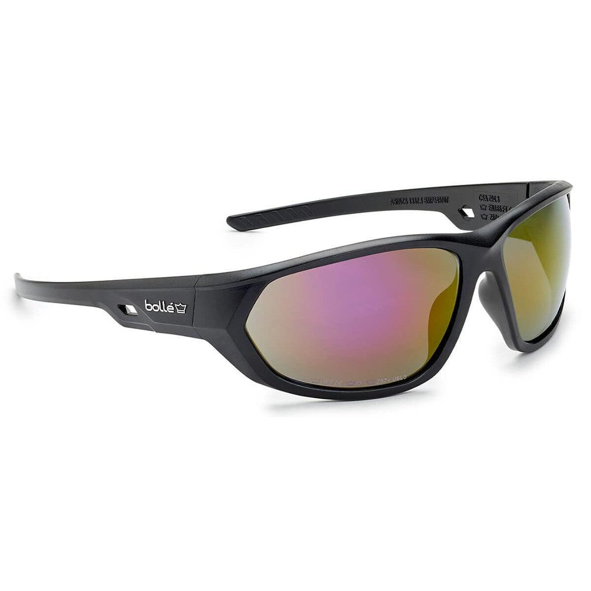 Bolle Komet Safety Glasses with Fire Flash Lens