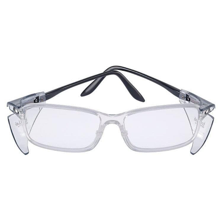 Bolle B809L Safety Glasses with Side Shields and Clear Blue-Blocker Lens PXFB809108
