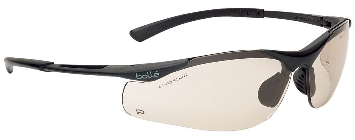 Bolle Contour II BSSI Ballistic Safety Glasses with Copper Platinum Anti-Fog Lens