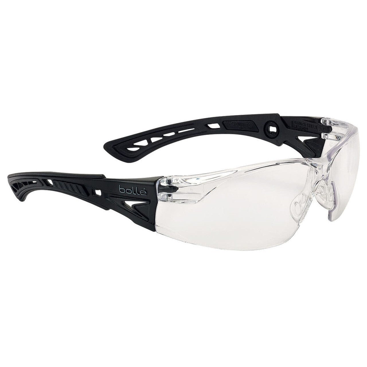 Bolle Rush Plus BSSI Ballistic Safety Glasses with Clear Platinum Anti-Fog Lens PSSRUSP064B