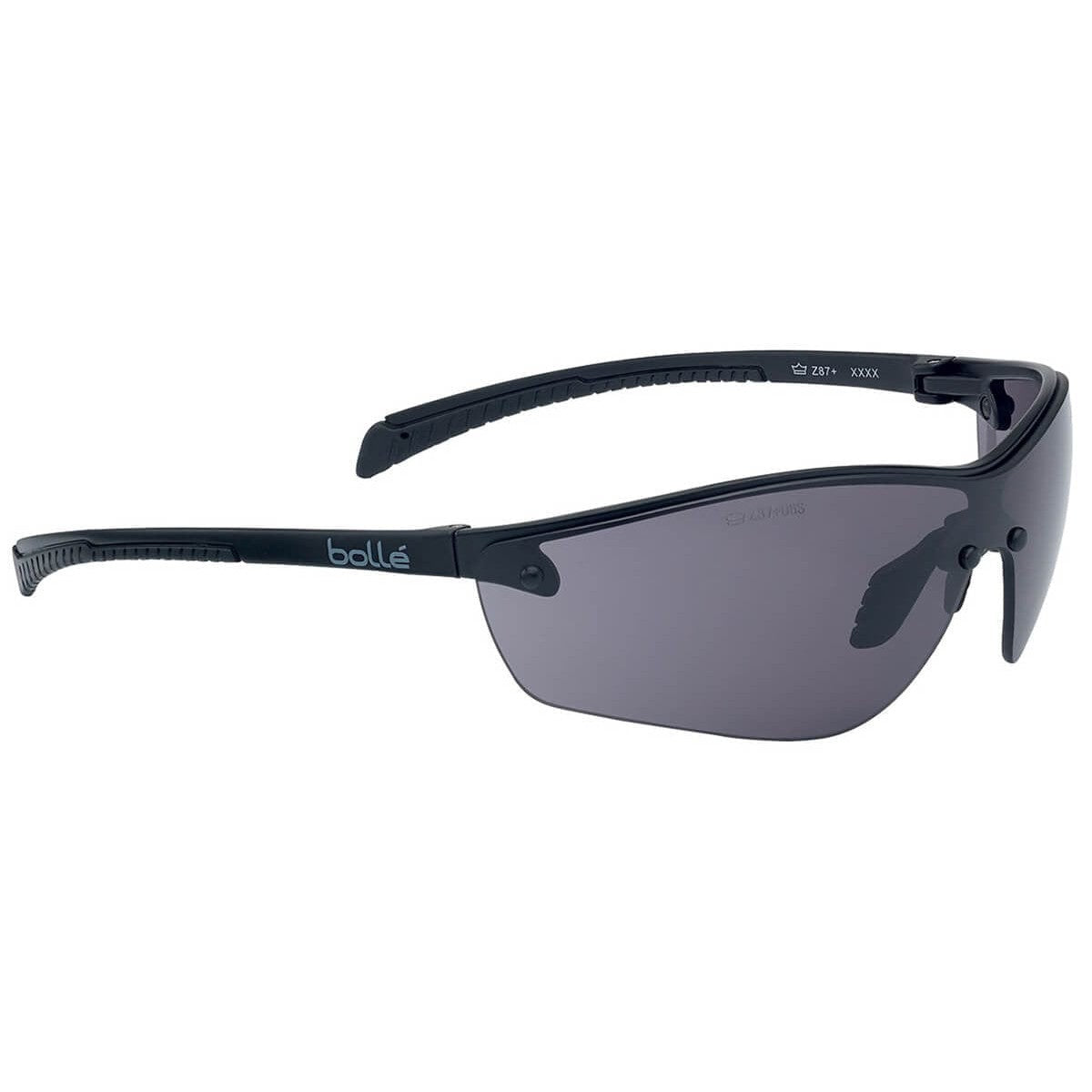 Bolle Silium Plus BSSI Ballistic Safety Glasses with Smoke Platinum Anti-Fog Lens - PSSSILI443B